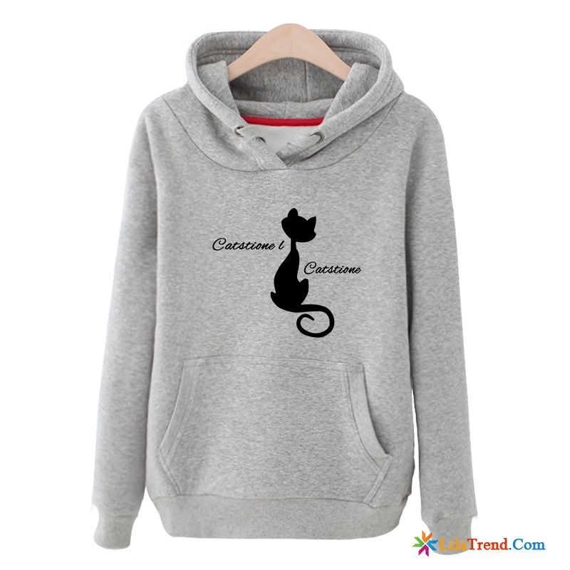 Mode Kapuzenpullis Für Damen Überzieher Dünn Feder Hoodies Trend