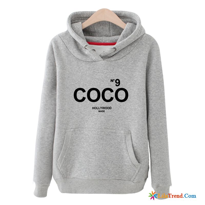 Mode Kapuzenpullis Für Damen Überzieher Dünn Feder Hoodies Trend