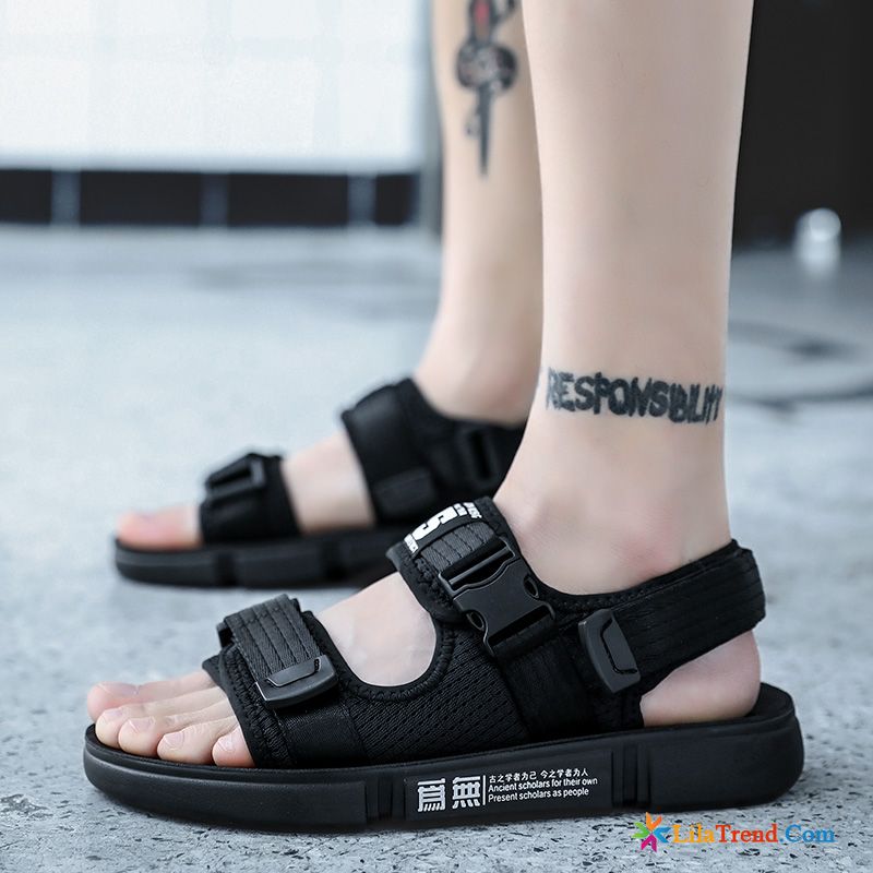 Mode Sandalen Herren Sandalen Neue Schwarz Hausschuhe Sommer Günstig