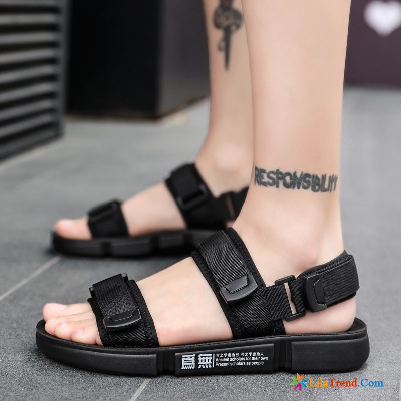 Mode Sandalen Herren Sandalen Neue Schwarz Hausschuhe Sommer Günstig