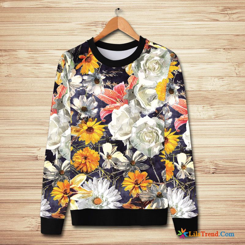 Moderne Kapuzenpulli Herren Pflanze Blume Hoodies Kreativ Große Größe Kaufen