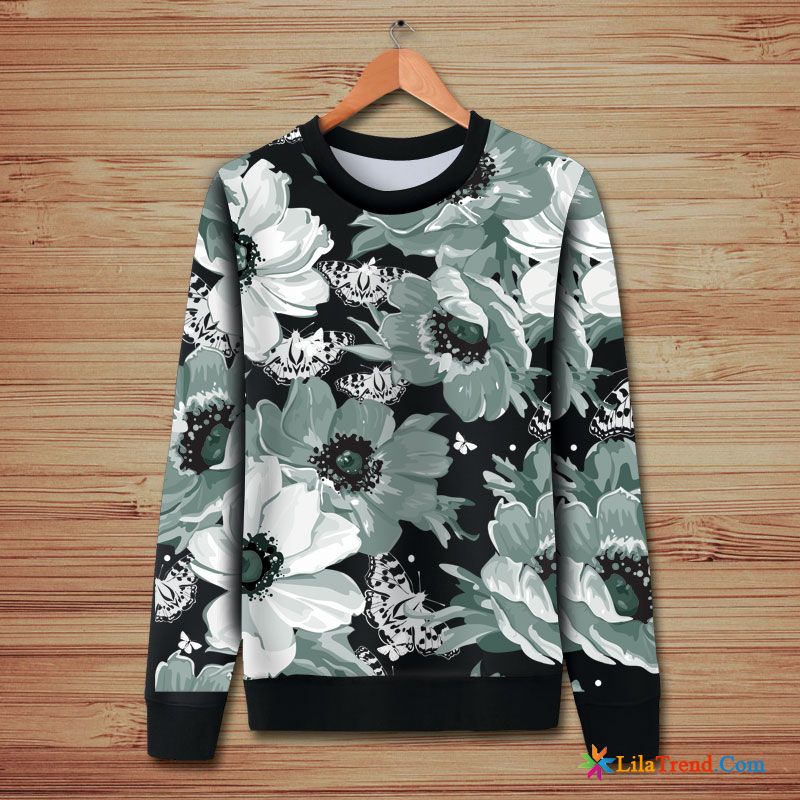 Moderne Kapuzenpulli Herren Pflanze Blume Hoodies Kreativ Große Größe Kaufen