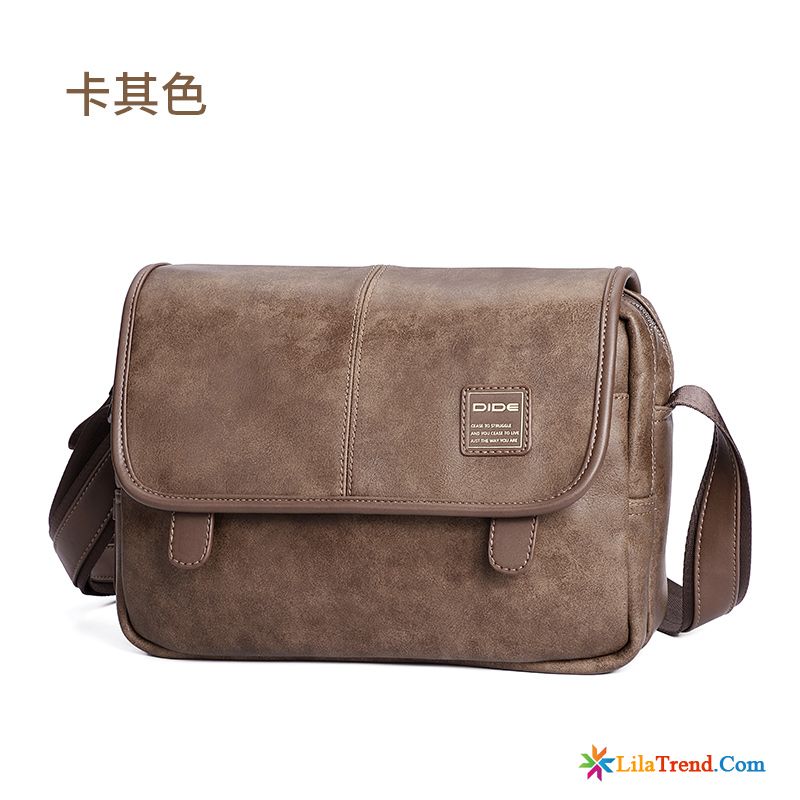 Männer Aktentasche Leder Schultertaschen Messenger-tasche Retro Taschen Jugend