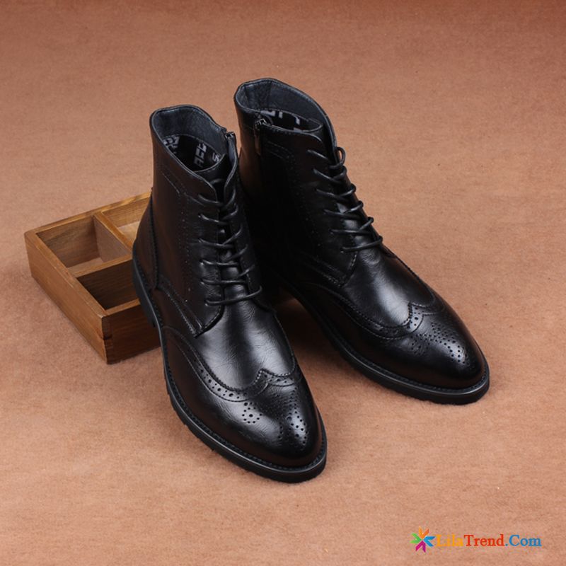 Männer Schuhe Boots Kurze Stiefel Retro Herbst Hohe British Günstig