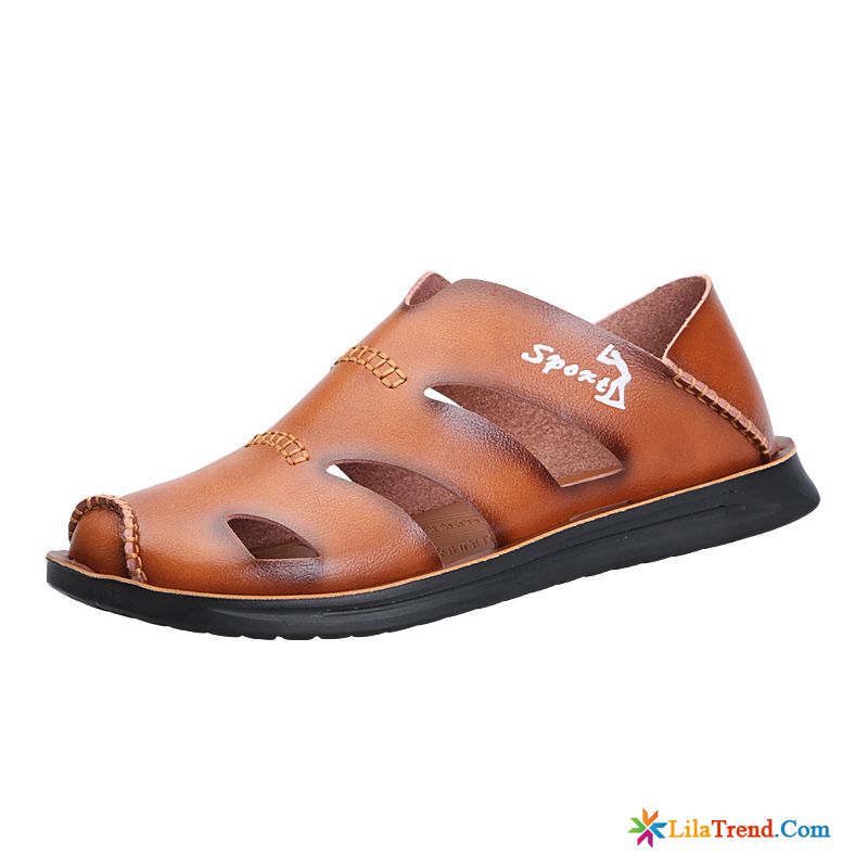 Offene Schuhe Männer Trend Sommer Casual Sandalen Atmungsaktiv Günstig