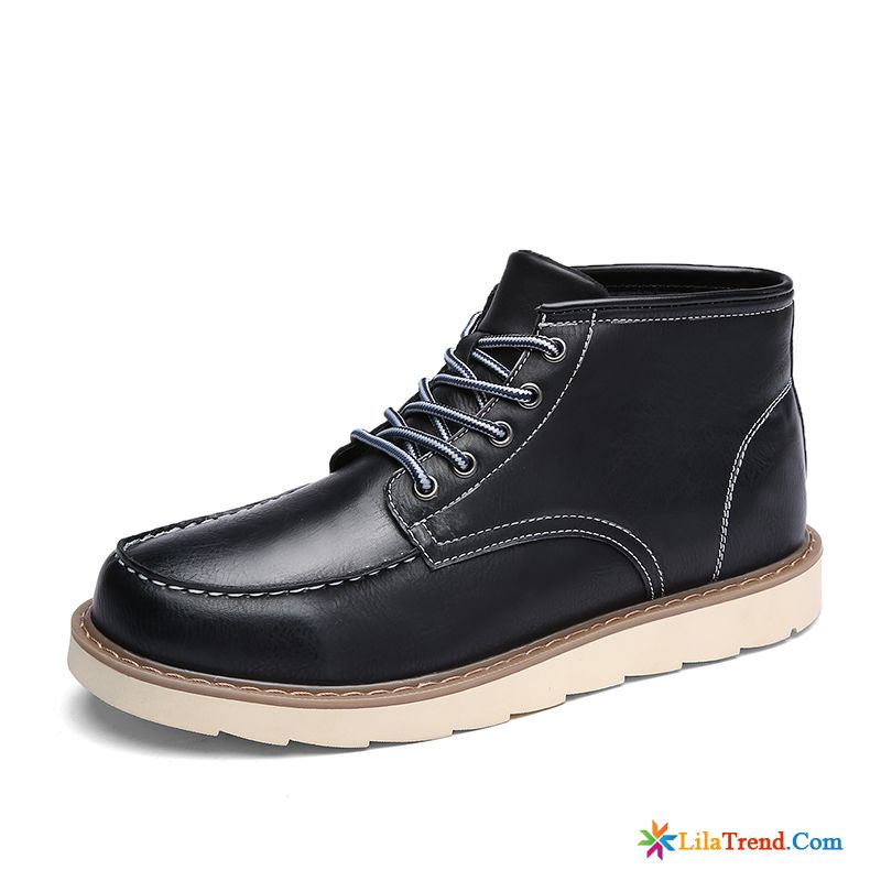 Offene Sommerschuhe Herren British Stiefel Martin Stiehlt Herbst Casual Günstig