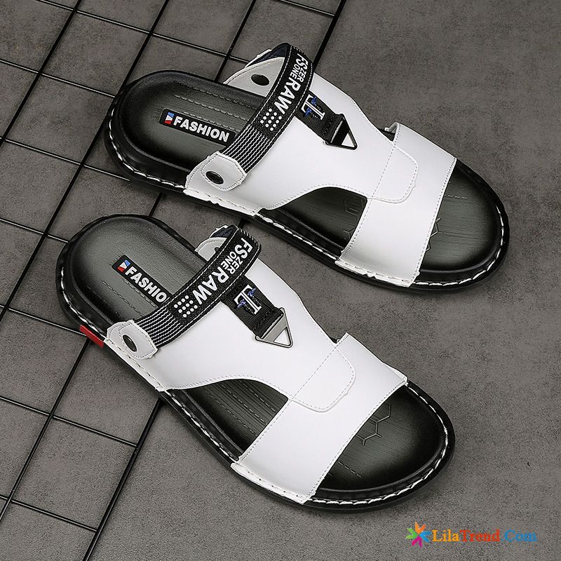 Outdoor Sandalen Herren Günstig Schuhe Schwarz Neue Schüler Pantolette Sale