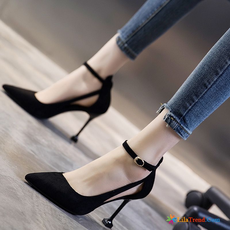 Pumps Mit Blockabsatz Schwarz Sexy Mesh Pumps Mädchen Neue Günstig