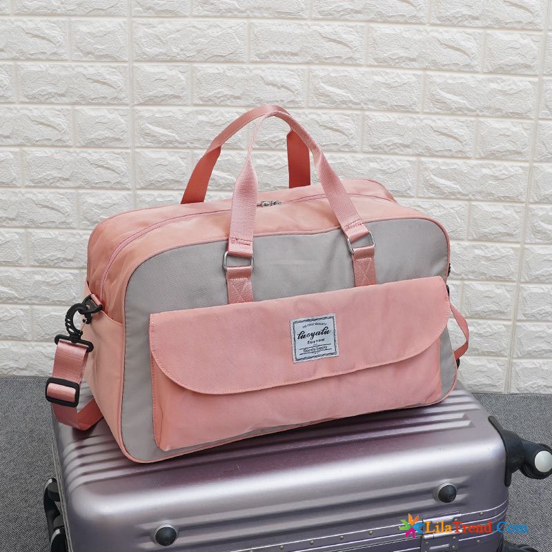 Reisetasche Vintage Leder Grün Hohe Kapazität Hit Farbe Rosa Tourismus Fitness Kaufen