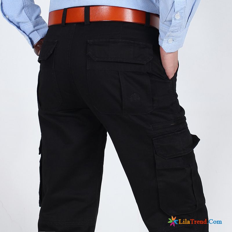 Rote Hose Herren Freizeit Hose Feder Multi-tasche Lose Kaufen