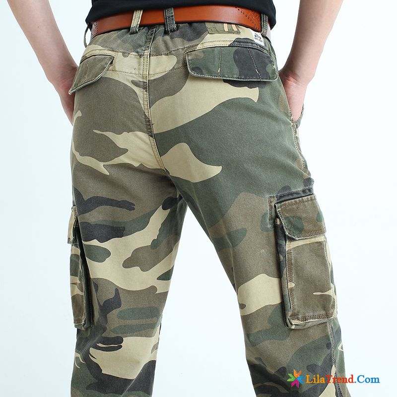 Rote Hose Herren Freizeit Hose Feder Multi-tasche Lose Kaufen