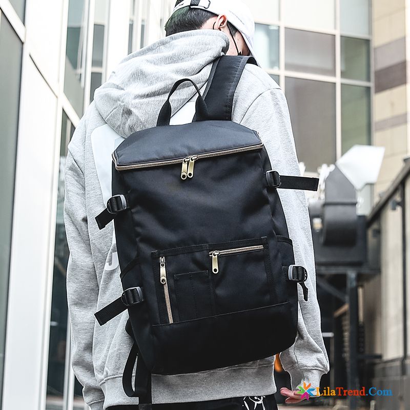 Rucksäck Mode Herren Dunkelblau Segeltuch Frau Mode Rucksack Trend