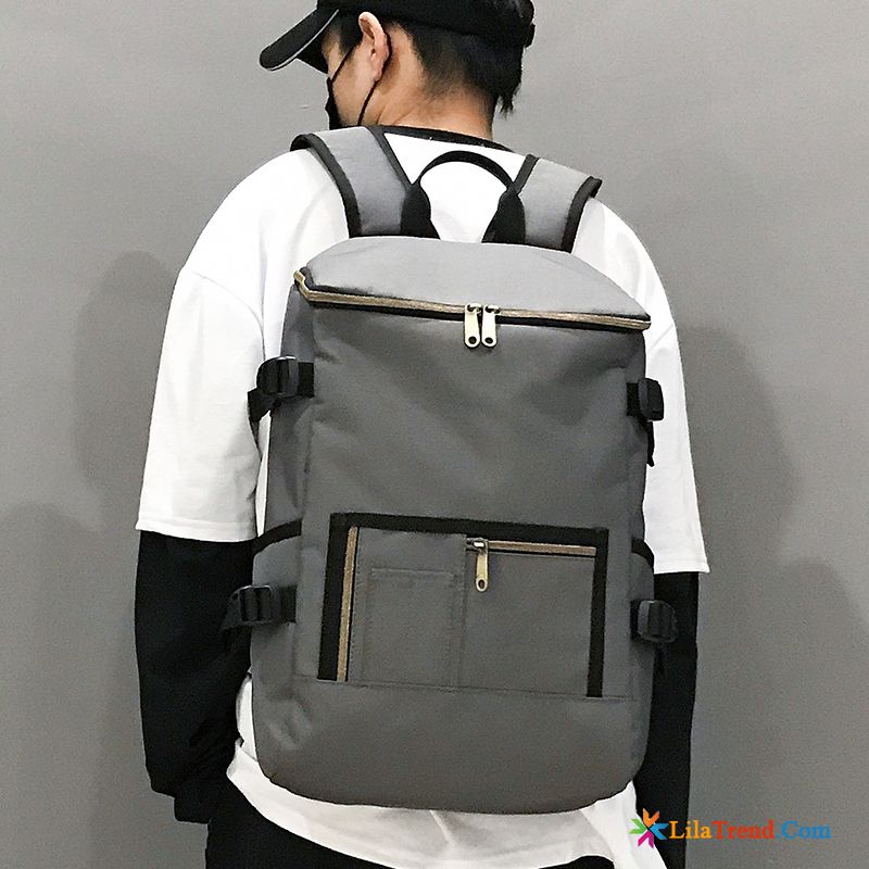 Rucksäck Mode Herren Dunkelblau Segeltuch Frau Mode Rucksack Trend