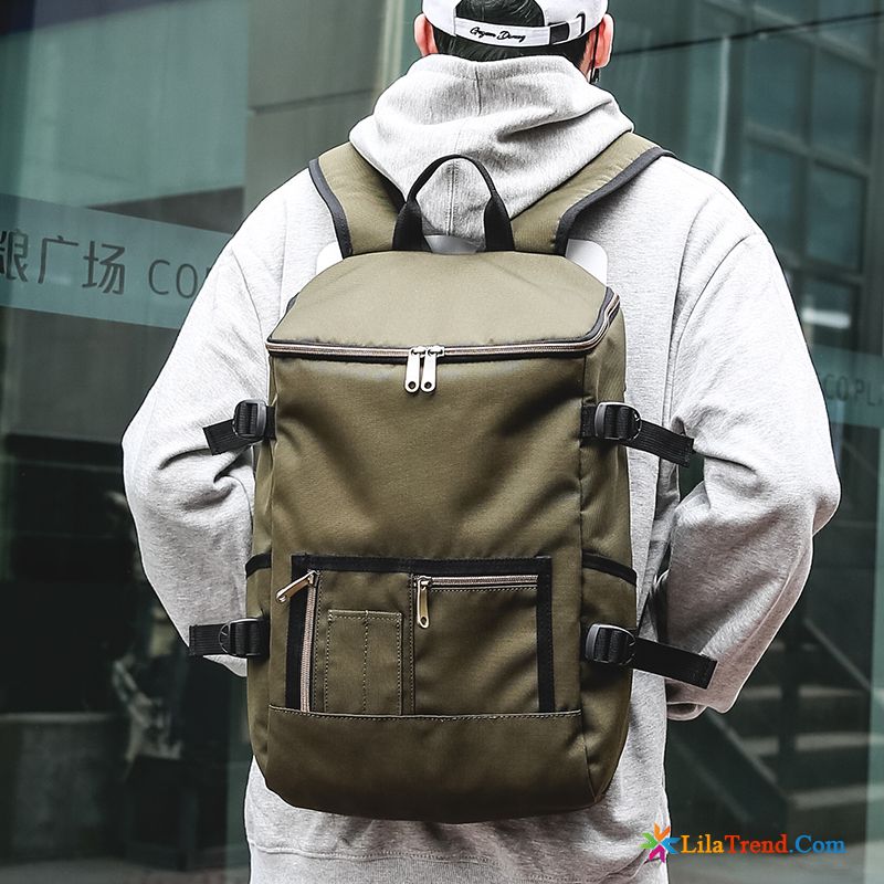 Rucksäck Mode Herren Dunkelblau Segeltuch Frau Mode Rucksack Trend