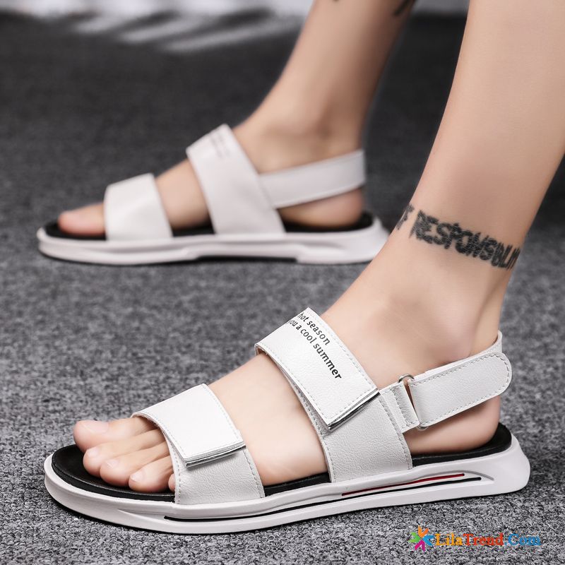 Römersandalen Für Männer Trend Blau Outwear Weiche Sohle Jugend Günstig