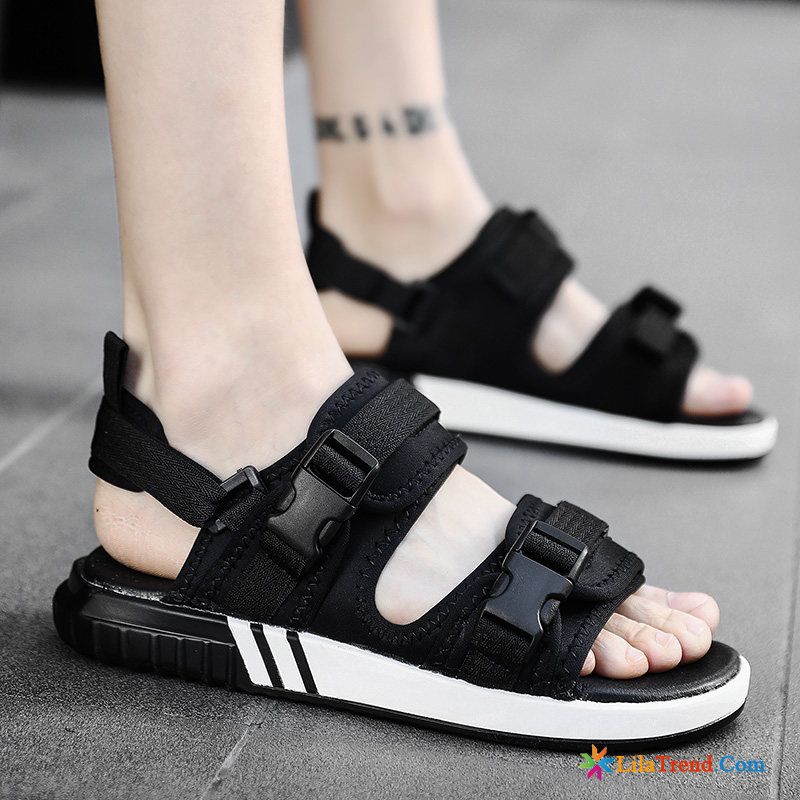 Sale Sandalen Herren Dunkelfarbig Outwear Sommer Strand Teenager Hausschuhe