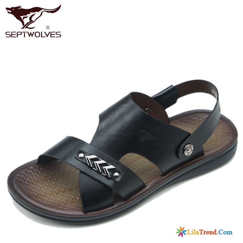 Sandalen Für Herren Rosarot Sandalen Sommer Strand Trend Echtleder Kaufen