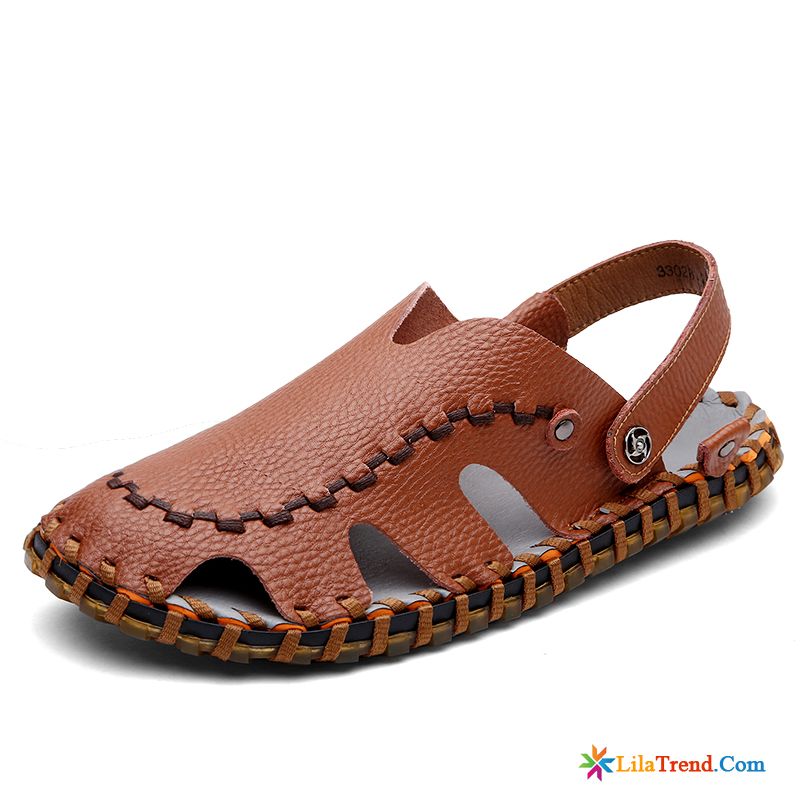 Sandalen Mit Klettverschluss Dunkel Casual Sommer Draussen Trend British Günstig