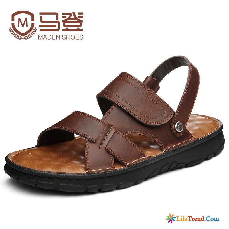 Sandalen Römer Herren Sandalen Neue Echtleder Strand Rutschsicher Sale