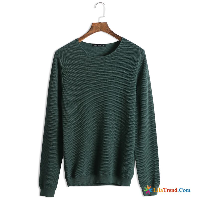 Schlauchkragen Pullover Herren Schlank Rundausschnitt Herbst Herren Strickwaren Günstig