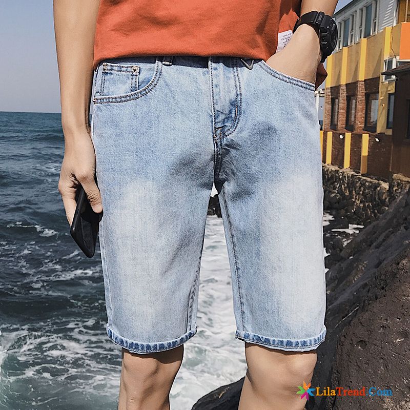 Schlupfkurze Hosen Herren Günstig Rosarot Kurze Hose Dünn Herren Trend Blau Kaufen