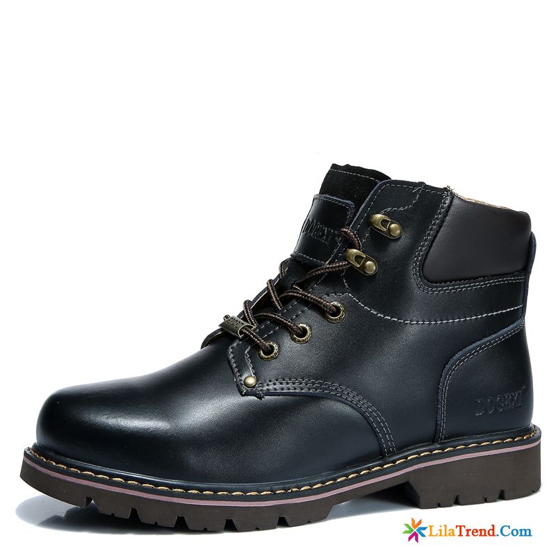 Schuhe Blau Herren Gestreift British Wüste Stiefel Martin Stiehlt Hohe Rabatt