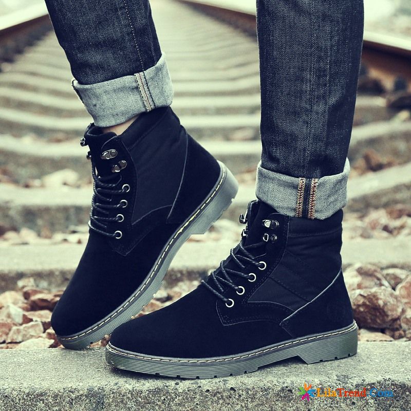 Schuhe Männer Sneaker Martin Schuhe Hohe Kurze Stiefel Winter Billig