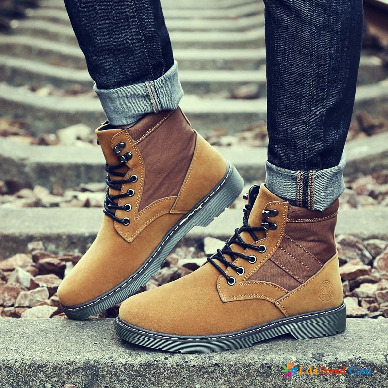 Schuhe Männer Sneaker Martin Schuhe Hohe Kurze Stiefel Winter Billig