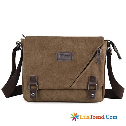 Schul Umhängetaschen Herren Grün Herren Das Neue Messenger-tasche Retro Schultertaschen