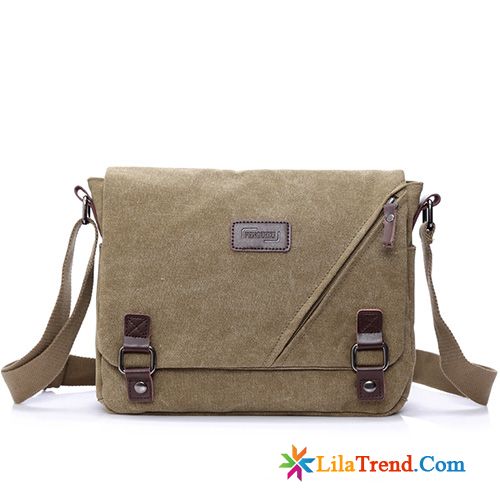 Schul Umhängetaschen Herren Grün Herren Das Neue Messenger-tasche Retro Schultertaschen