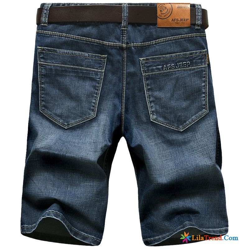 Schwarze Hose Mit Löchern Herren Kurze Hose Denim Dünn Herren Sommer Billig