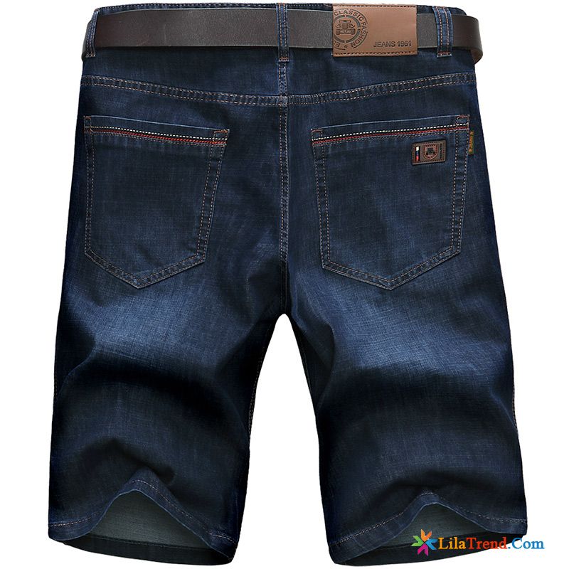 Schwarze Hose Mit Löchern Herren Kurze Hose Denim Dünn Herren Sommer Billig