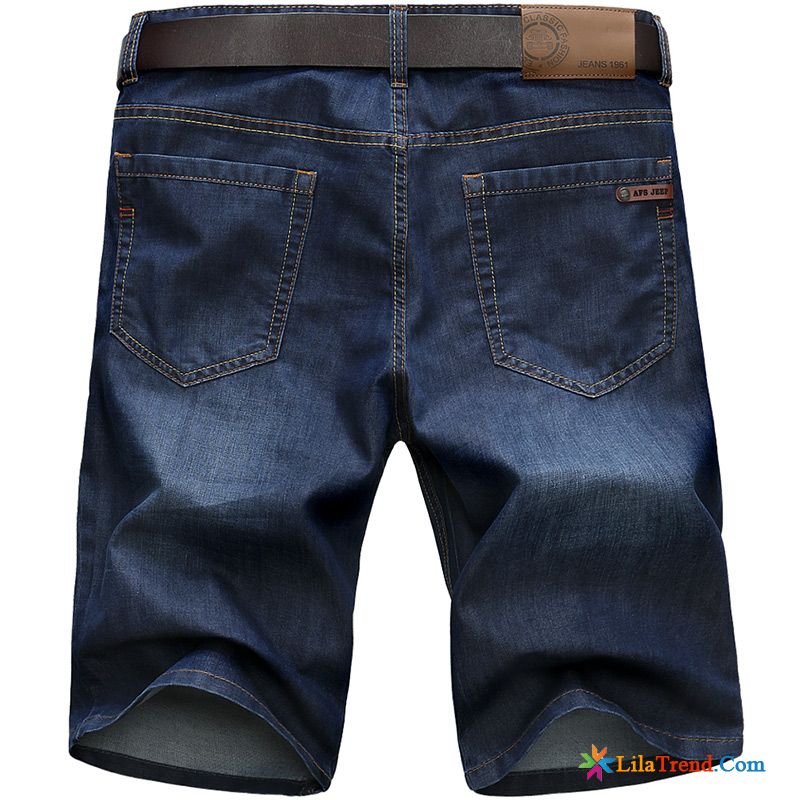 Schwarze Hose Mit Löchern Herren Kurze Hose Denim Dünn Herren Sommer Billig