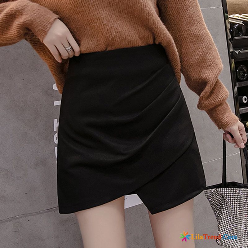 Skinny Kurze Hosen Grau Damen Blond Dünn Unregelmäßig Röcke Winter Outwear Kaufen