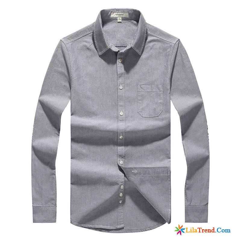 Slim Fit Shirt Herren Jugend Baumwolle Hülse Hemd Drucken Kaufen