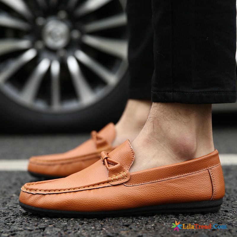 Slipper Schuhe Herren Blond Mokassins Feder Schuhe Trend Neue Verkaufen