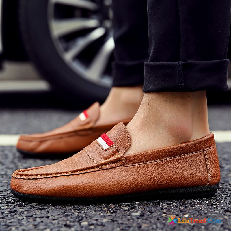 Slipper Schuhe Herren Blond Mokassins Feder Schuhe Trend Neue Verkaufen