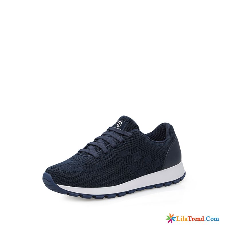 Sommerschuhe Herren Dunkelbraun Schuhe Weben Damen Feder Casual Billig