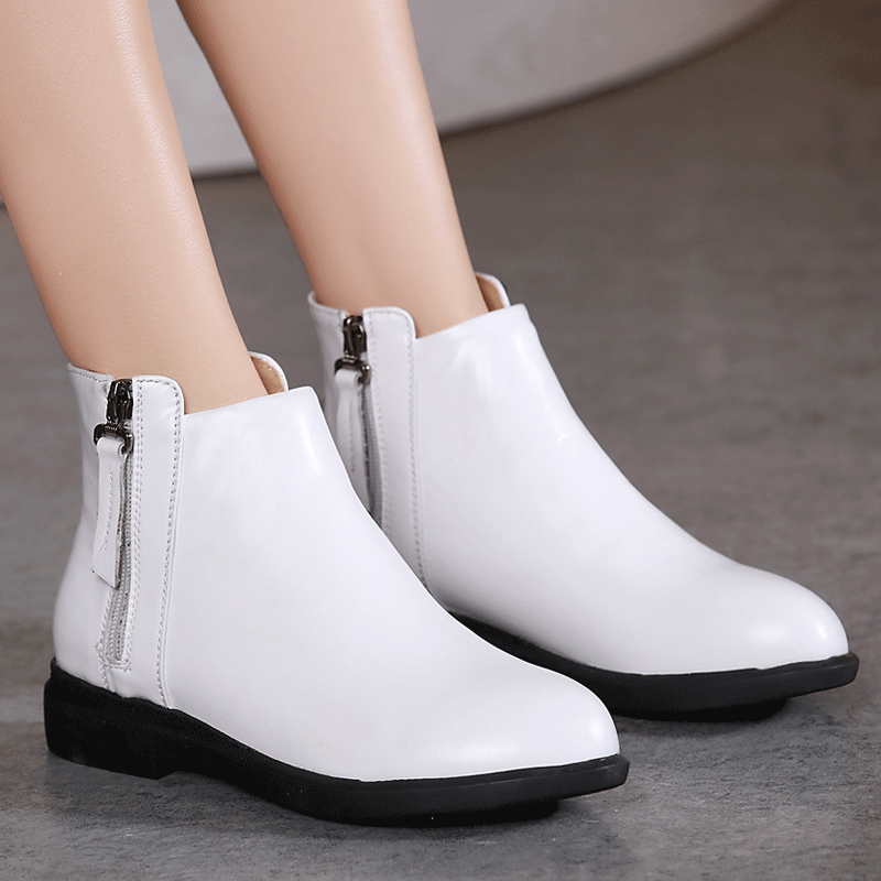 Sommerstiefel Damen Echtleder Schuhe Trend Damen Kurze Stiefel Günstig