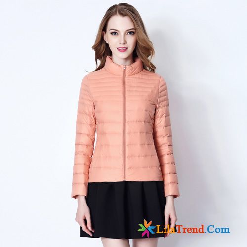 Steppjacke Rosa Damen Trend Licht Dünn Daunenjacke Damen Kaufen