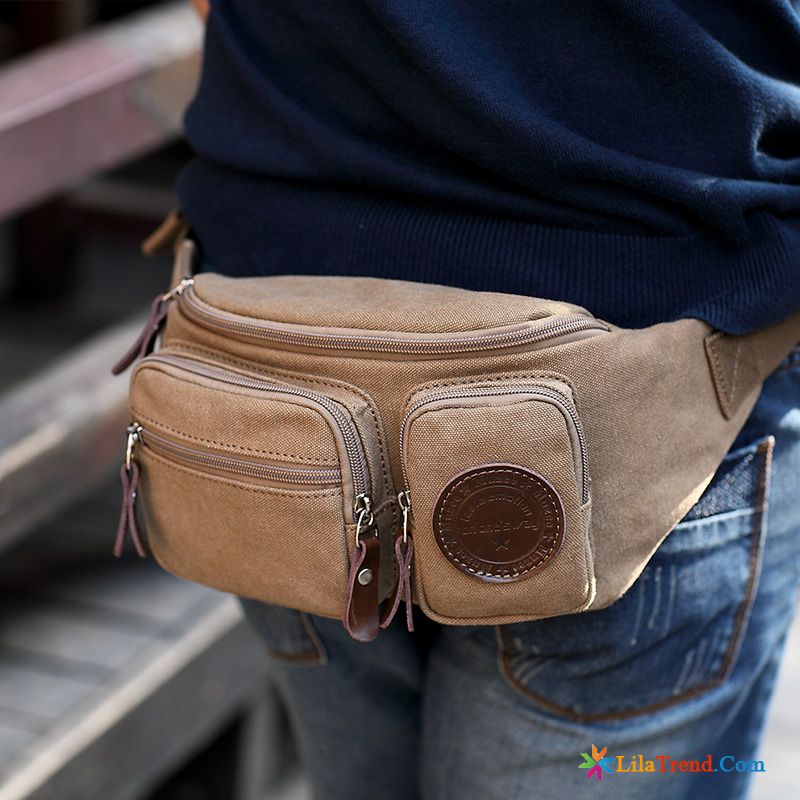 Stylische Herrentaschen Herren Sporttaschen Canvastasche Hüfttasche Messenger-tasche Kaufen