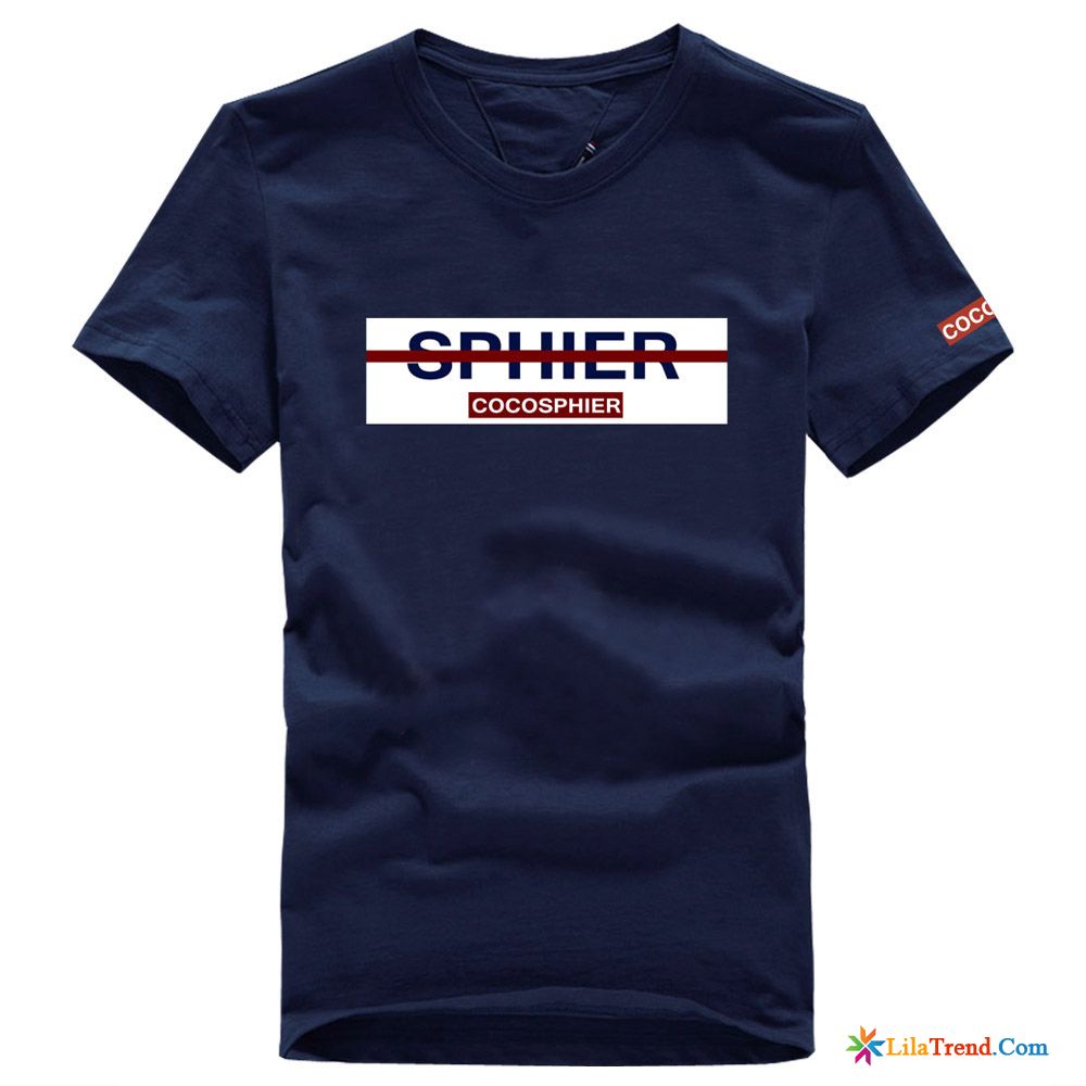 T Shirt Online Shop Halb Ärmel Herren Hülse Rein Sommer Günstig