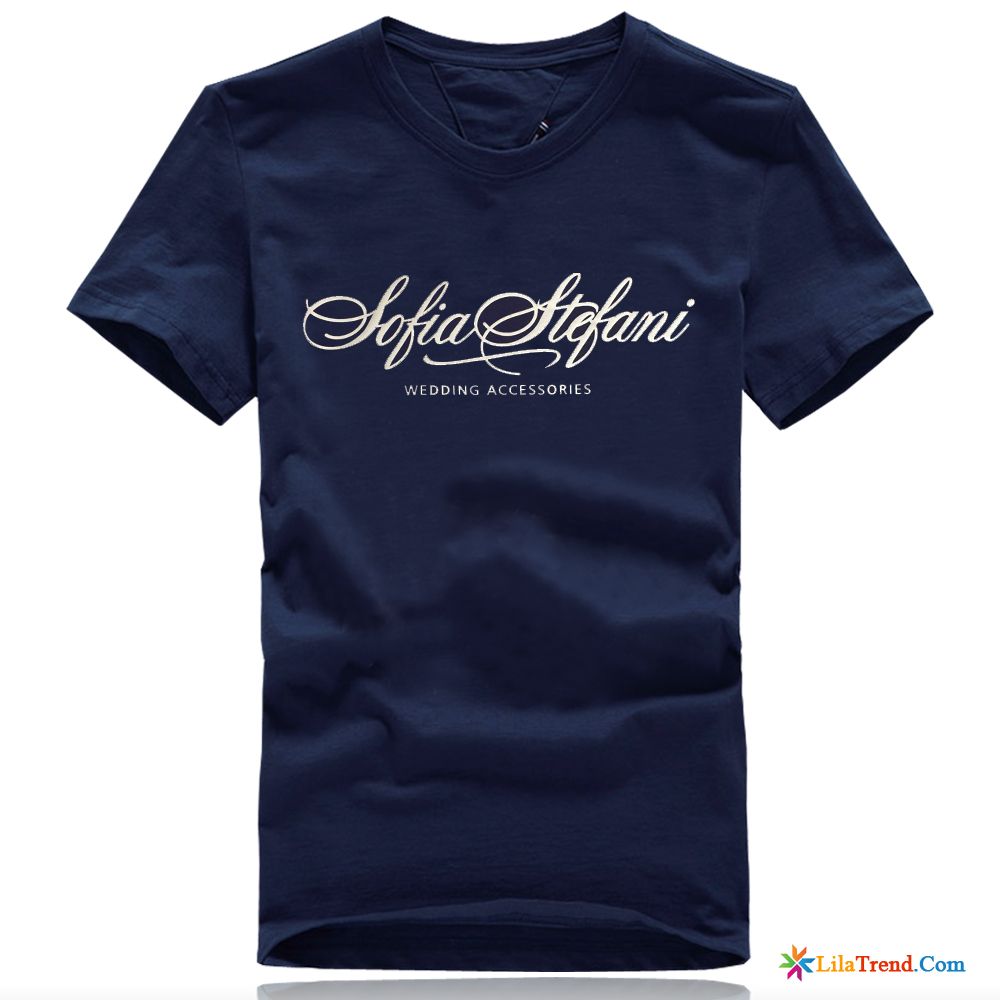 T Shirt Online Shop Halb Ärmel Herren Hülse Rein Sommer Günstig