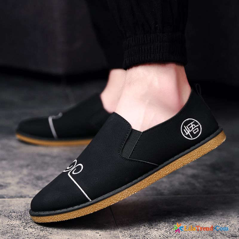 Turnschuhe Männer Günstig Feder Lederschuhe Casual Neue Slip-on