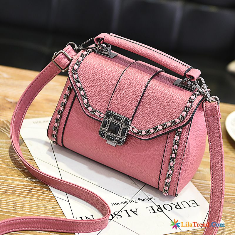 Umhängetaschen Für Junge Frauen Rosa Handtaschen Mini Verschlussriegel Das Neue Allgleiches Verkaufen