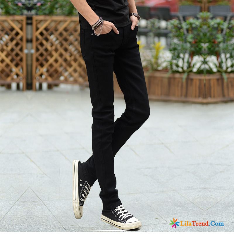 Vintage Hosen Männer Jeans Trend Jugend Freizeit Mode