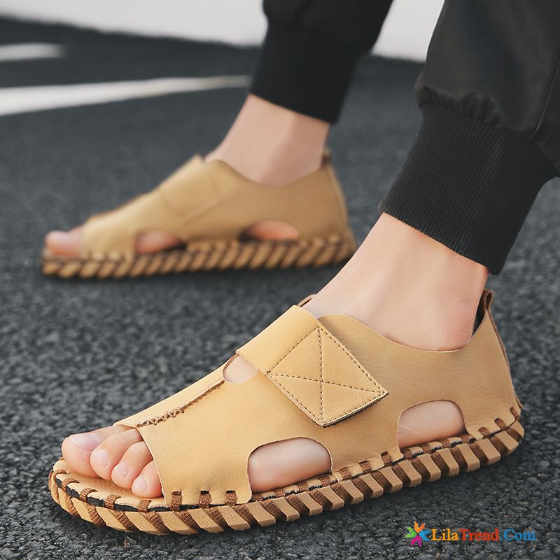 Waldläufer Herren Sandalen Trend Weiß Schuhe Pantolette Sommer Sale