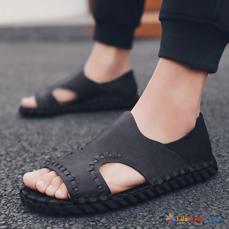 Waldläufer Herren Sandalen Trend Weiß Schuhe Pantolette Sommer Sale