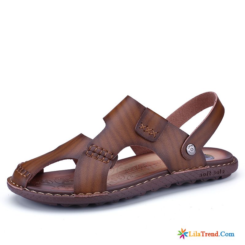 Wasserdichte Schuhe Herren Sandalen Casual Feder Rutschsicher Sommer Billig