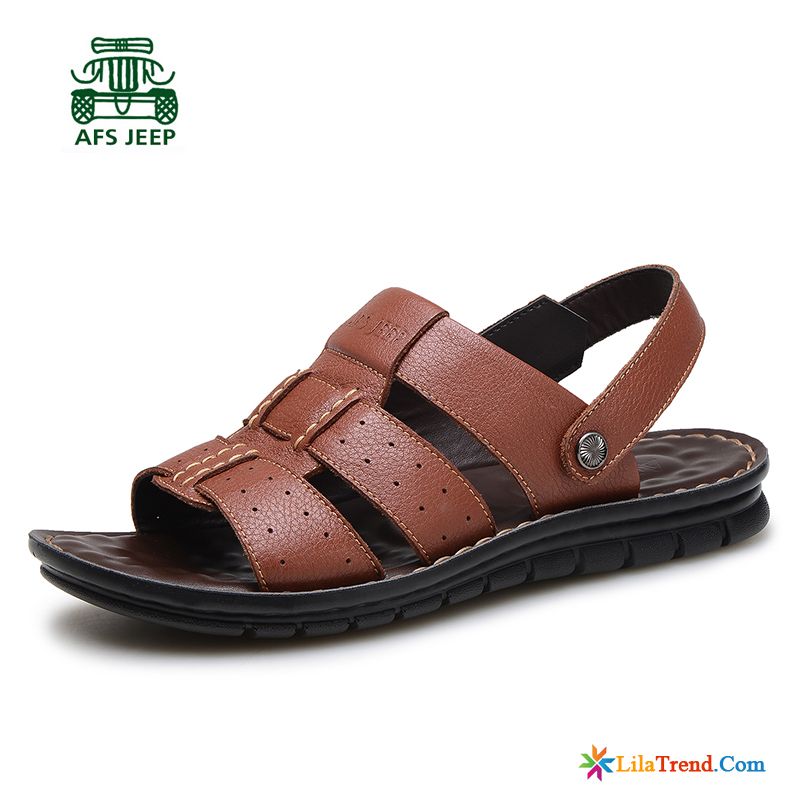 Wasserdichte Schuhe Herren Sandalen Schuhe Sommer Leder Strand Kaufen